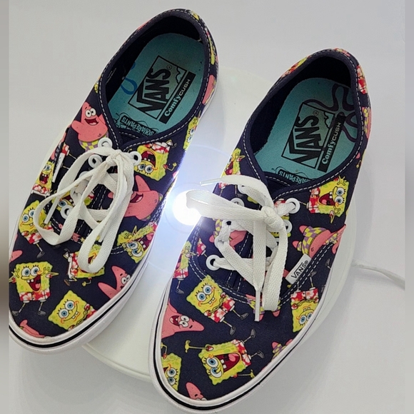 Vans X SpongeBob SquarePants ComfyCush Limited Ed. Unisex Size 6.5 / 8.0 Women - Picture 3 of 12